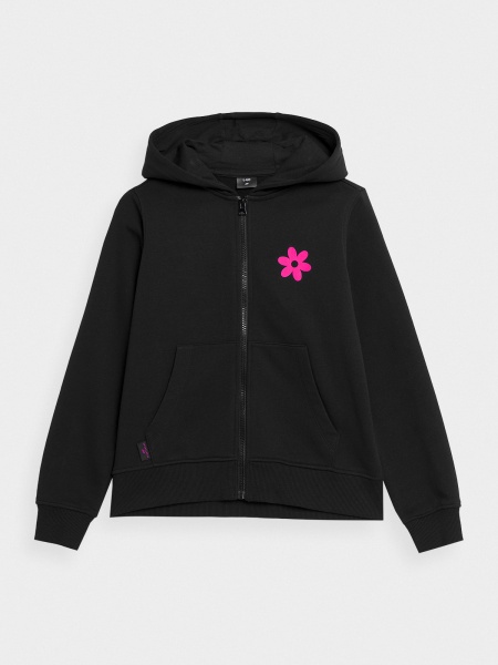 Джемпер 4F SWEATSHIRT F0833 4FJSS23TSWSF0833-20S р. 128 чорний