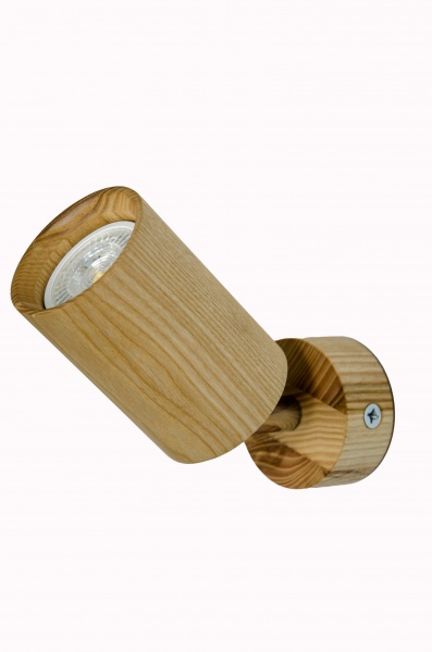 Спот Iterna 1xGU10 дерево светлое LW069 