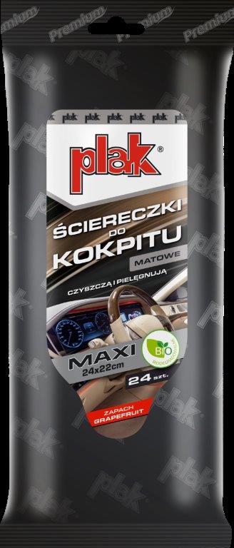 Серветки вологі для пластика Atas 24 шт.