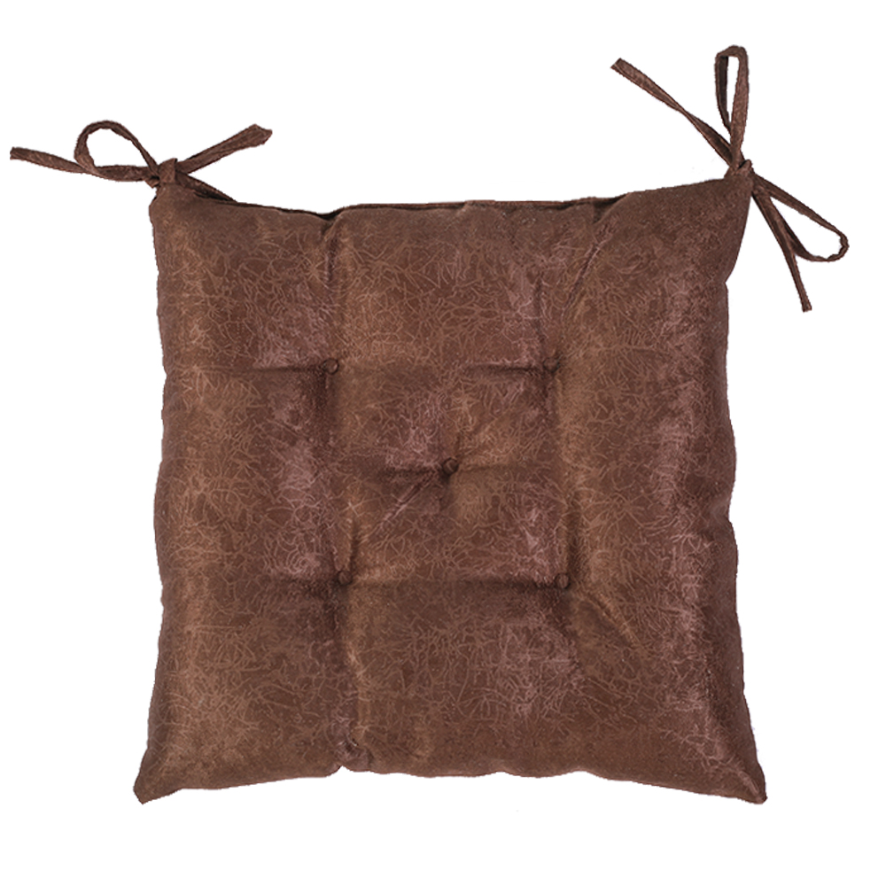 Подушка Georgia 38х38х8 CHOCO, Plenet 14 коричневая