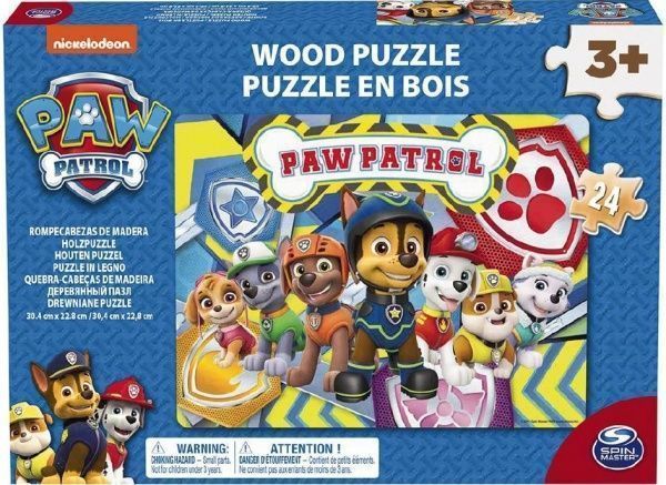 Пазл деревянный Spin Master «Щенячий Патруль» 20х23 см SM98489/6040055