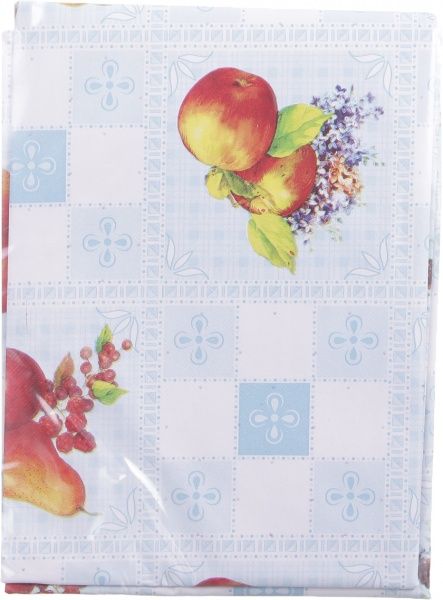 Скатерть Фрукты 110x135 см голубой Dariana 