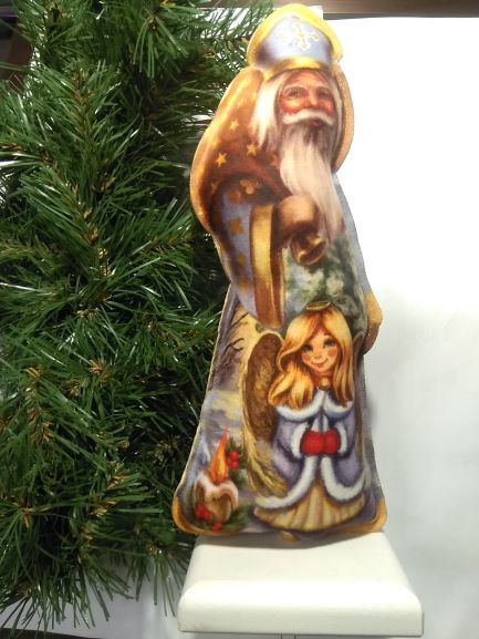 Прикраса новорічна на підставці Святий Миколай 30 см 