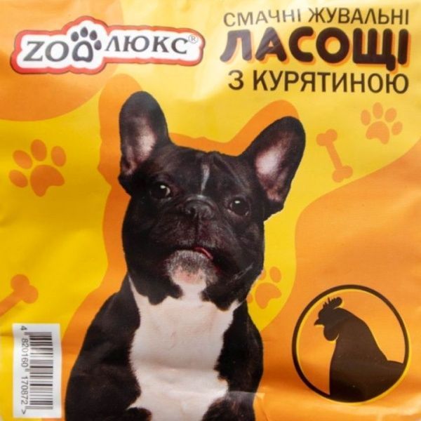 Лакомство Zooлюкс жевательные с курицей 180 г