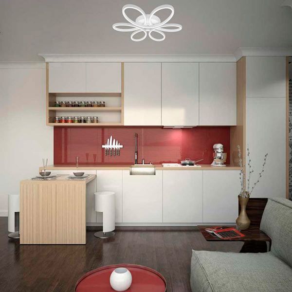 Люстра светодиодная Hopfen Gemini 71W WH белая