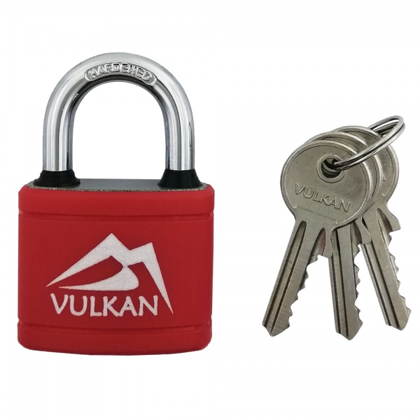 Замок навісний Vulkan BX0150 PVC 50 мм відкритий (амбарний) 