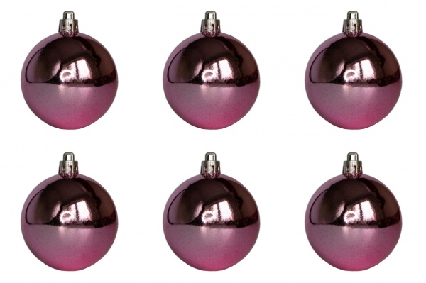 Набор елочных шаров Девилон 251574 d60 мм 6 шт./уп. 
