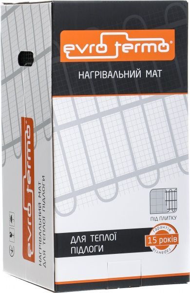Нагревательный мат Evro-Termo 150, 12,8 кв.м