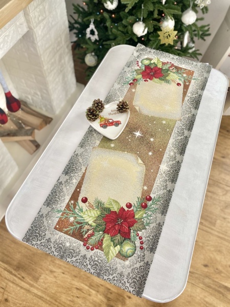 Дорожка (раннер) Праздничная открытка 37x100 см Limaso 