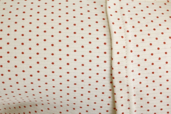 Комплект домашній жіночий Горошок корал майка та шорти р. L молочний