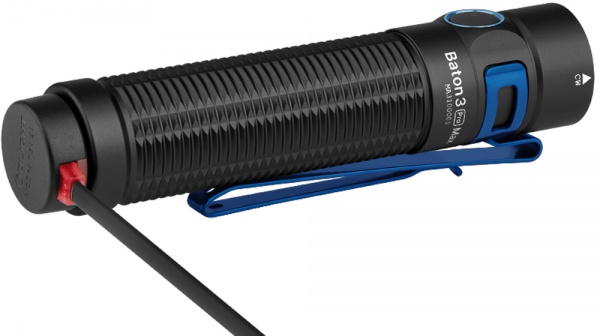 Фонарь Olight Baton 3 Pro Max, ц:black. 1500лм черный