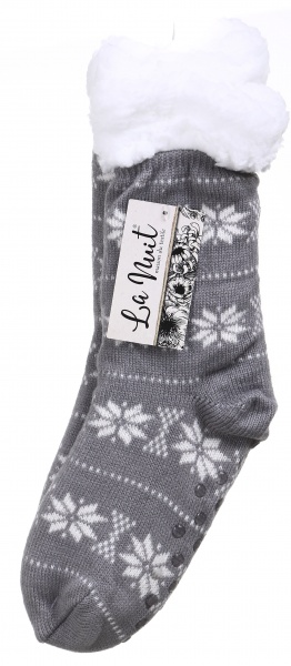Носки женские La Nuit Сима р.one size серый 1 шт.
