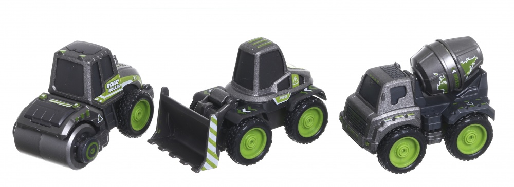 Набор Minyore инерционные машинки зеленые 3 шт. OTB0586003