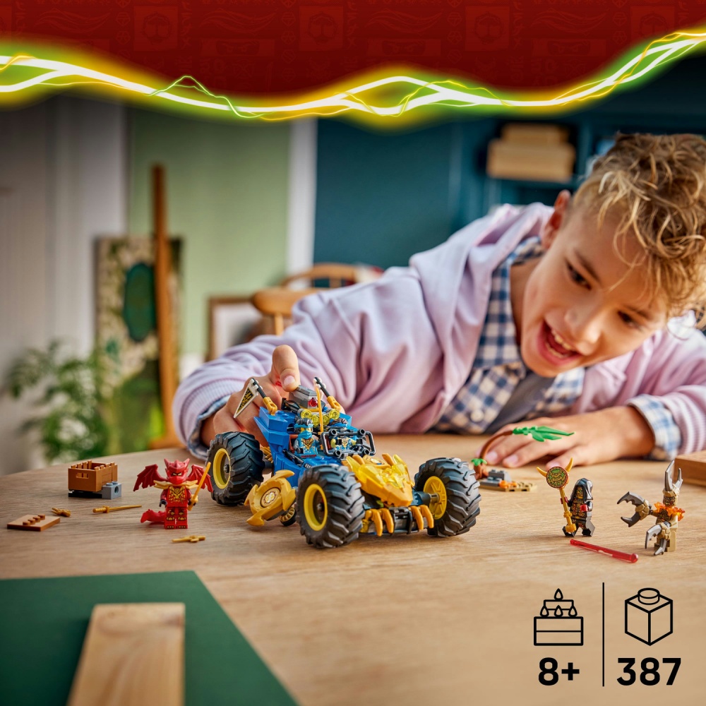 Конструктор LEGO NINJAGO Автомобиль-трансформер Джея 71856