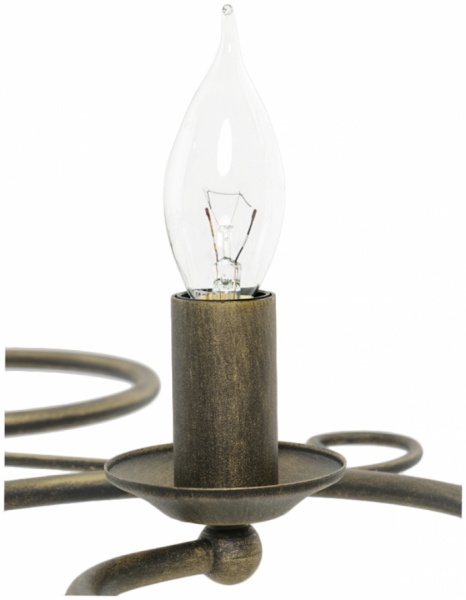 Люстра підвісна Nowodvorski DAKAR X 10xE14 бронзовий 3648 