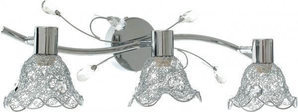 Спот Интеркласс НББ 02-3хХХ-031 3x40 Вт E14 хром 88902-3 