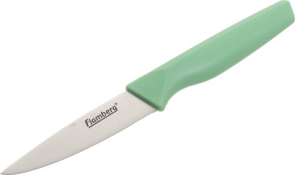 Набір ножів на підставці 6 предметів салатовий Flamberg Smart Kitchen