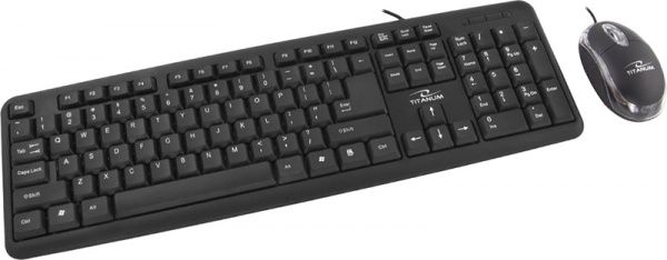 Комплект клавиатура + мышь ESPERANZA Titanum TK106 USB black 
