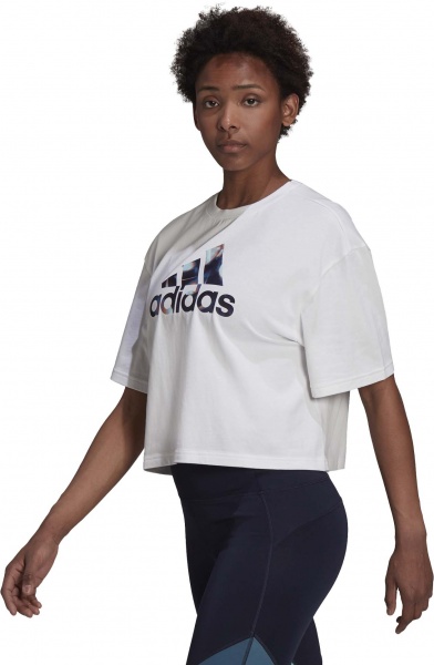 Футболка Adidas W UFORU T GS3871 р.XS білий