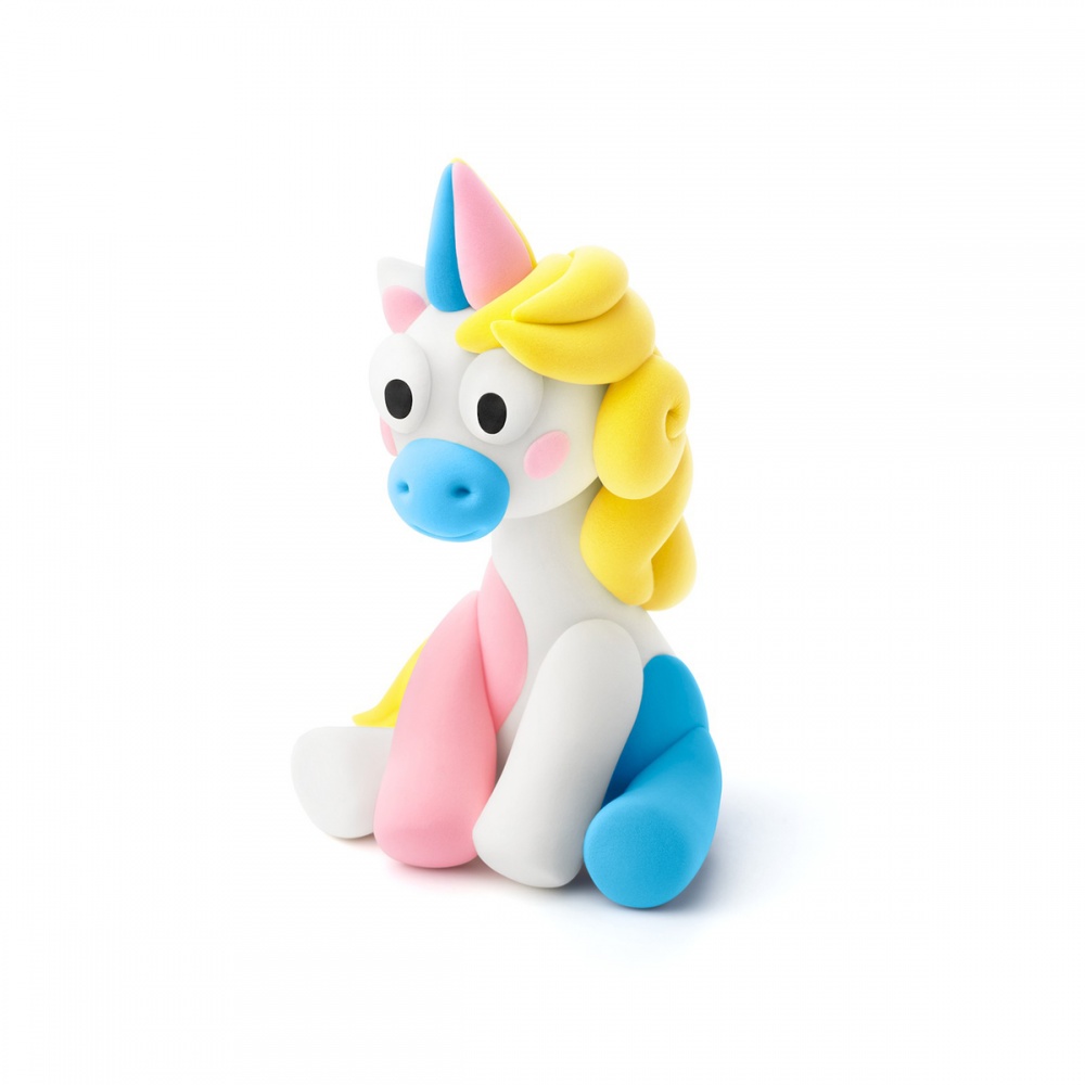 Набір пластиліну Lipaka що самостійно твердіє - Райдужні єдинороги: Лайті 30136-UA01