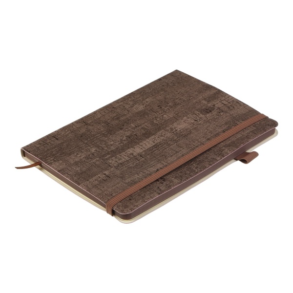 Блокнот недатированный Wood А5 96 лист. клетка бежевый Buromax A5