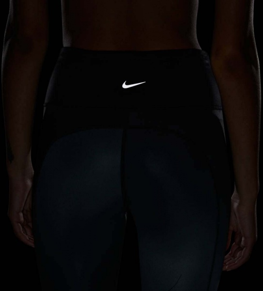 Лосины Nike W NK DF FST MR 7/8 TGHT SNL NV DX0950-010 р.XS черный