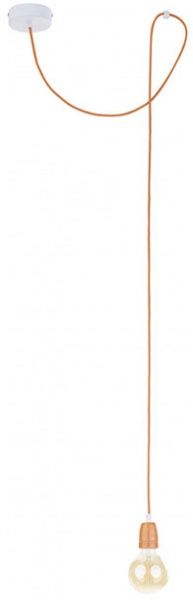 Підвіс TK Lighting Cup 1PL 1x60 Вт E27 біло-помаранчевий 