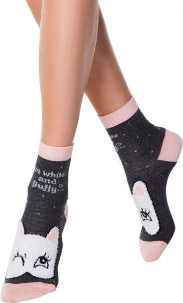 Носки Conte CE Happy18С-268СП 422 р. 23-25 темно-серый 