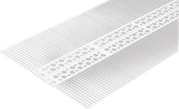 Кутник ПВХ універсальний з сіткою 15 м 