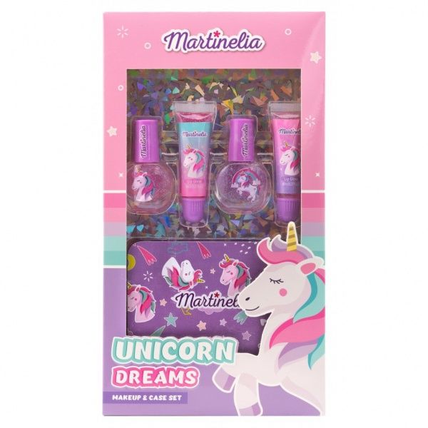 Набор детской декоративной косметики Martinelia Unicorn Dreams с кошельком 30505
