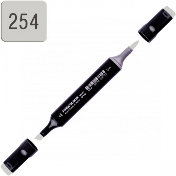 Маркер спиртовой FINECOLOUR EF102-254 серый тонер №4 