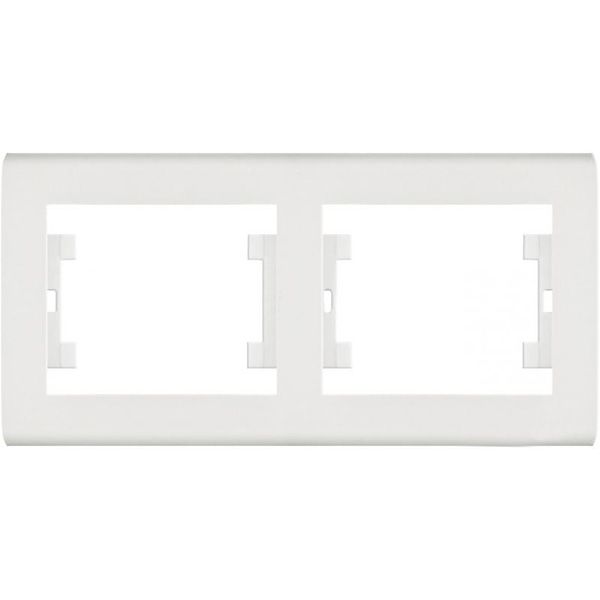 Рамка двухместная Makel Manolya горизонтальная белый 41001702