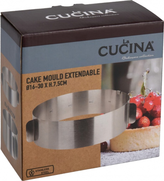 Форма для выпечки регулируемая 16-30 см