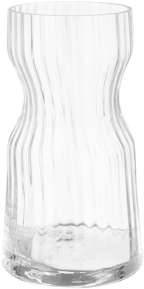 Ваза стеклянная Wrzesniak Glassworks Stripe 17-11272B 21 см прозрачная 17-11272B