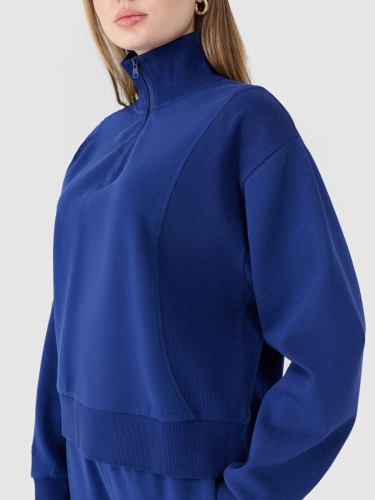 Свитшот 4F SWEATSHIRT F1545 4FWSS25TSWSF1545-30S р.XL синий