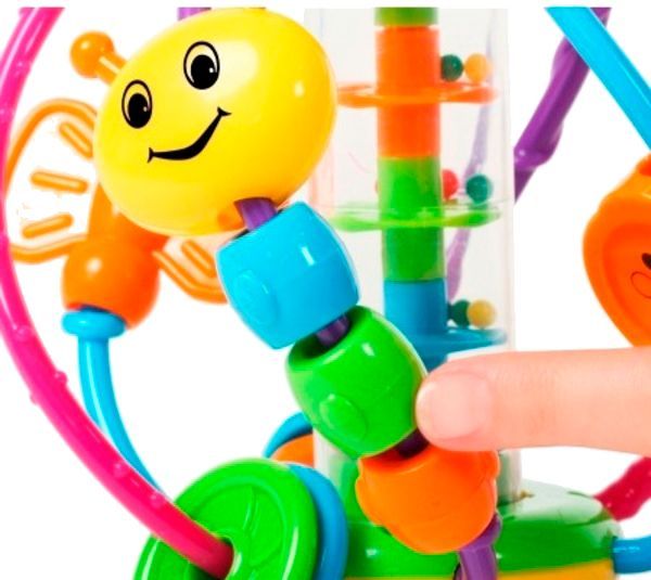 Развивающая игрушка Bebelino лабиринт с бусины Гусеница 58138