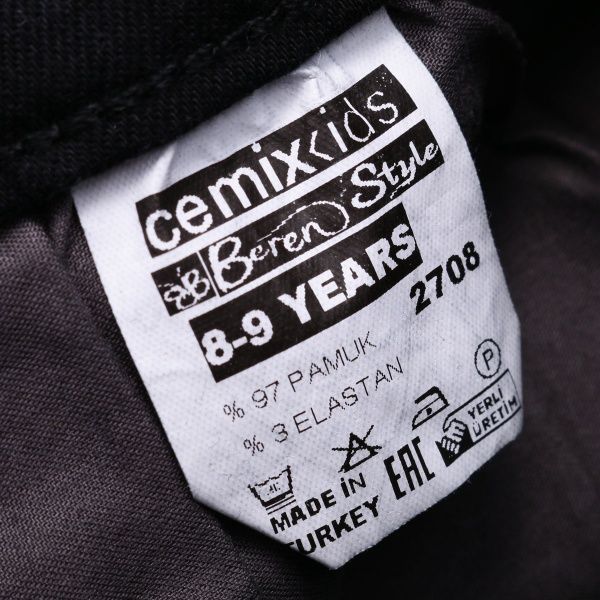 Джинси Beren Style 6161 р.134 чорний 