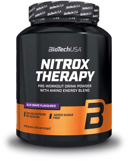 Комплекс передтренувальний BioTechUSA Nitrox Therapy Синій виноград 680 г