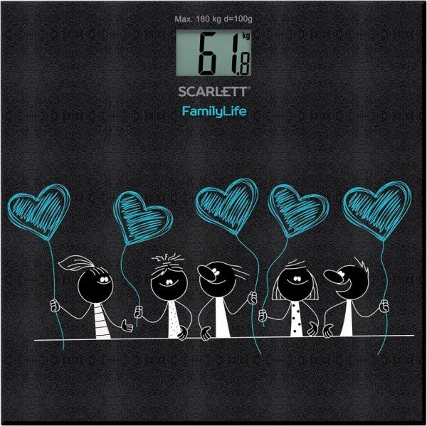 Ваги підлогові Scarlett SC-BS33E019 чорний
