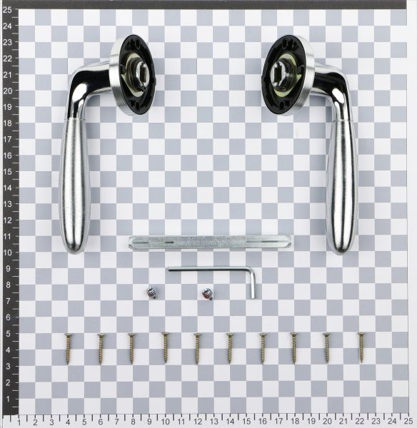 Ручка на розетке Fimet Daniela 179-273 F.66 матовый хром