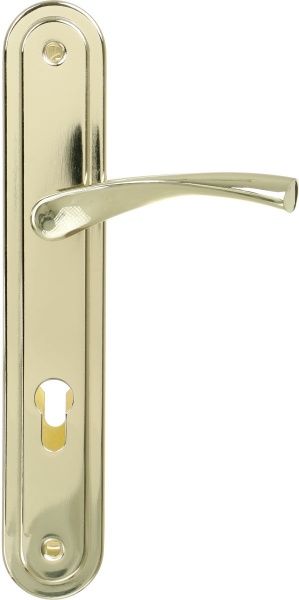 Ручка на планке Bruno BR-85 85 мм полированная латунь