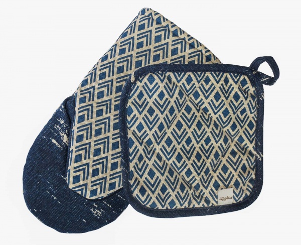 Рукавиця Joy 17x27 см синій із малюнком La Nuit 