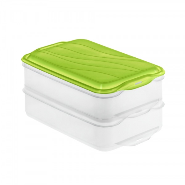 Емкость пищевая двойная RONDO 2х1,35 л Rotho