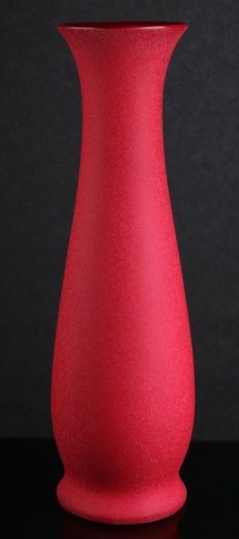 Ваза керамическая бордовая Глория Шелк 66 см Наша Кераміка