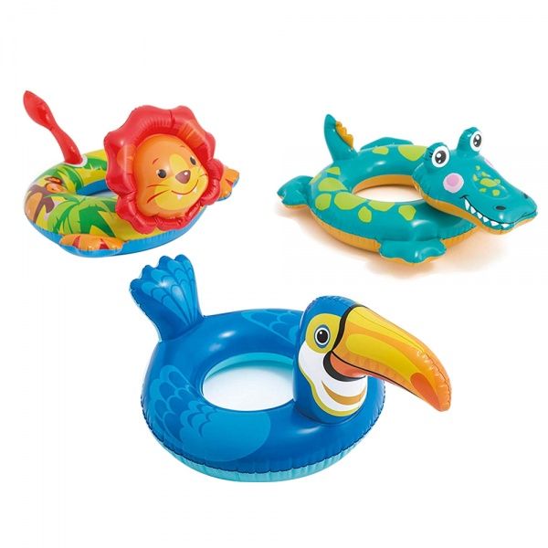 Круг надувной Intex Веселые животные 2, 3-6 лет, 3 модели в ассортименте