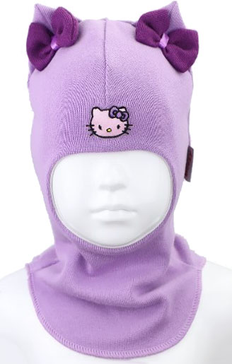 Шапка для девочки Beezy Китти р.47-49 сиреневый 2051 