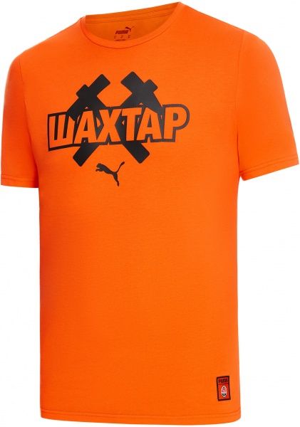 Футболка Puma FCSD FtblCore Wording Tee 76412201 р. XL чорний