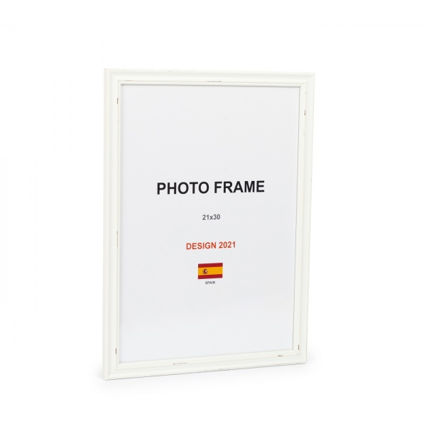 Рамка для фото 1 фото 21х30 см белый прованс 