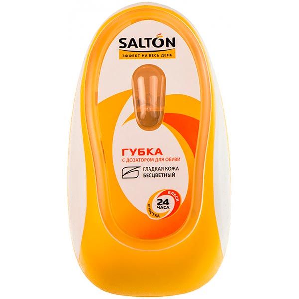 Губка-блеск SALTON для обуви с дозатором прозрачный