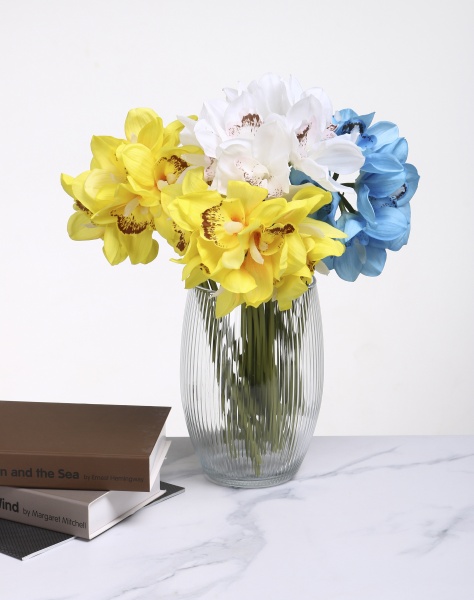 Ваза скляна Trend Glass Lyra 19,8 см прозора 